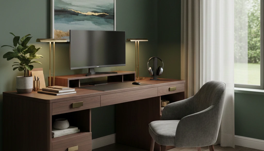 Home office z klasą w 2025 roku: jak urządzić kącik do pracy, który sprzyja skupieniu