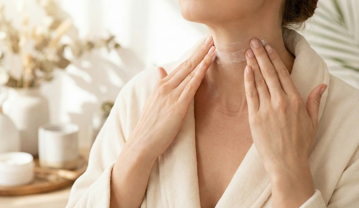 Pielęgnacja szyi i dekoltu: jak zapobiegać „pierścieniom Wenus” (hybrydowa strategia krok po kroku)